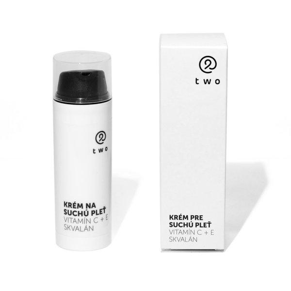 two cosmetics Krém száraz bőrre C + E vitamin, Szkvalán 50 ml