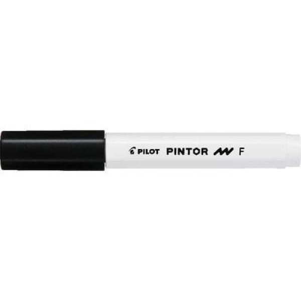 Dekormarker, 1 mm, PILOT "Pintor F", fekete