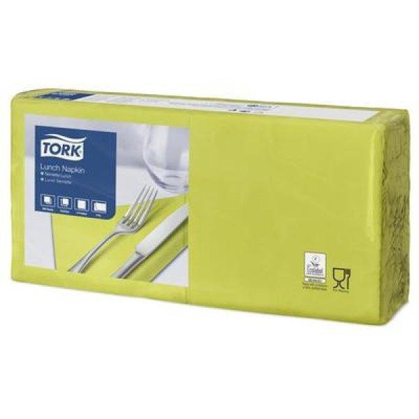 Szalvéta, 1/4 hajtogatott, 2 rétegű, 32,6x33 cm, Advanced, TORK
"Lunch", lime