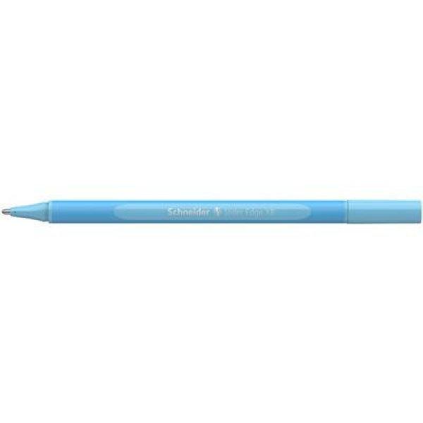Golyóstoll, 0,7 mm, kupakos, SCHNEIDER "Slider Edge XB Pastel",
babakék