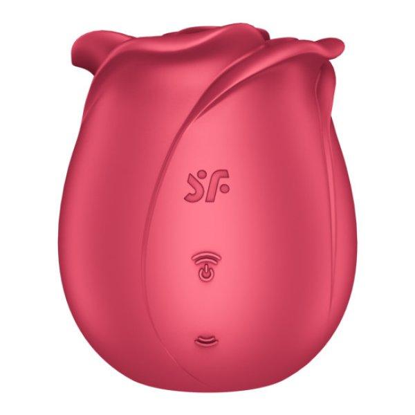 Satisfyer Pro 2 Rose Classic Rechargeable Air-Pulse Clitoral Stimulator Red