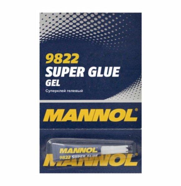 Mannol 9822 Super Glue Gel pillanatragasztó gél 3g