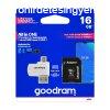 Goodram microSDHC 16GB Class 10 memriakrtya SD adapterrel,