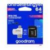 Goodram microSDHC 64GB Class 10 memriakrtya SD adapterrel,