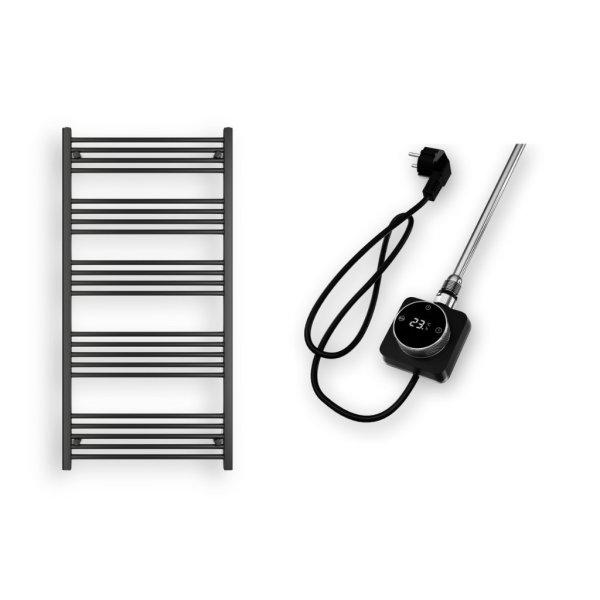 Törölközőszárító radiátor elektromos fűtőpatronnal 75 x 150 cm - Nero
Italia AF14-600W (fekete)