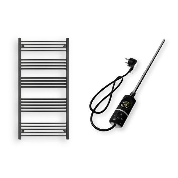 Törölközőszárító radiátor elektromos fűtőpatronnal 75 x 150 cm - Nero
Italia C-600W (fekete)