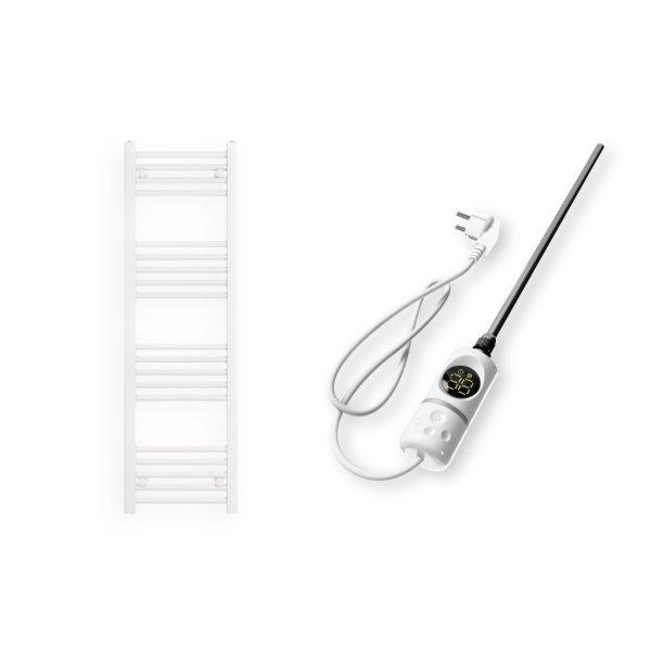 Törölközőszárító radiátor elektromos fűtőpatronnal 40 x 130 cm - Nero
Italia C-400W (fehér)