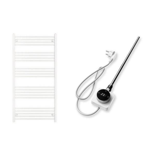 Törölközőszárító radiátor elektromos fűtőpatronnal 75 x 150 cm - Nero
Italia AF-14-600W (fehér)