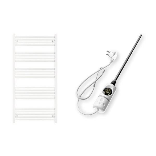 Törölközőszárító radiátor elektromos fűtőpatronnal 75 x 150 cm - Nero
Italia C-600W (fehér)