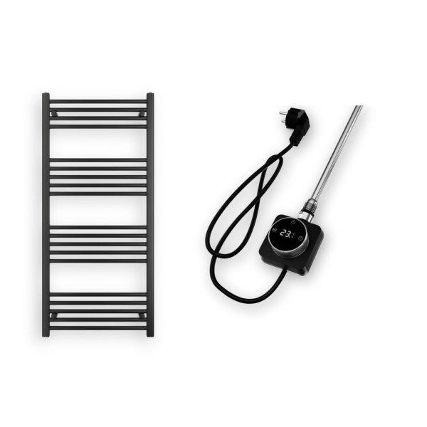 Törölközőszárító radiátor elektromos fűtőpatronnal 60 x 130 cm - Nero
Italia AF-14-400W (fekete)