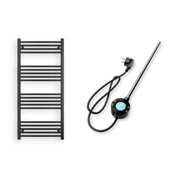 Törölközőszárító radiátor elektromos fűtőpatronnal 60 x 130 cm - Nero
Italia S-400W (fekete)