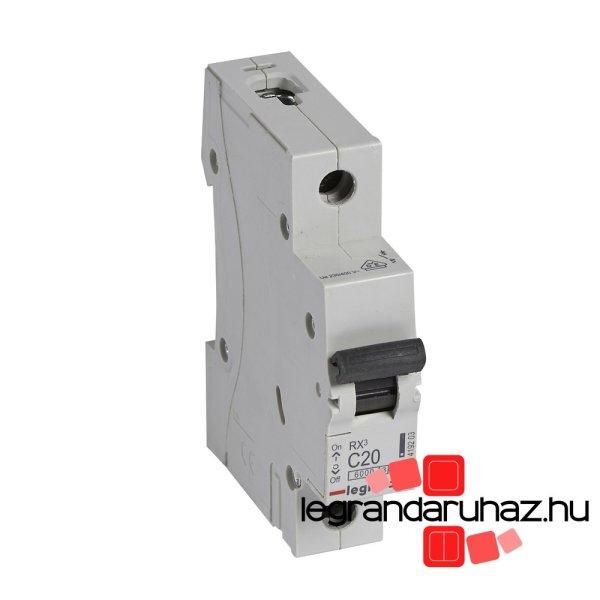 RX3 kismegszakító 1P C20 6000A BIC, Legrand 419203