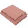 Muszlin gynem szett tltettel New Baby 80x70 cm rzsaszn