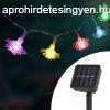 LED szolr fnyfzr, virg (2,3 m, 20 LED, sznes)