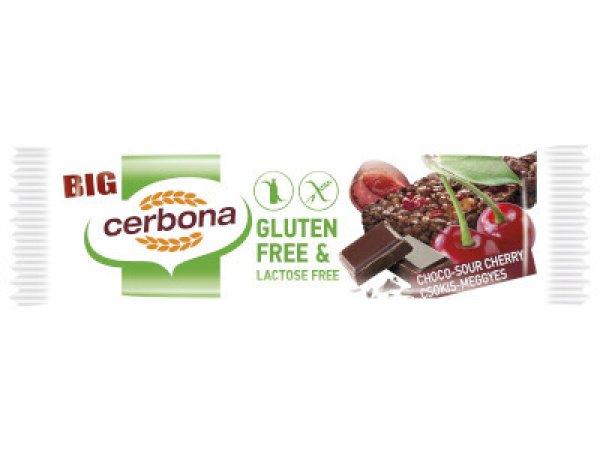 Cerbona 35g gluténm.szelet Csokis- meggyes