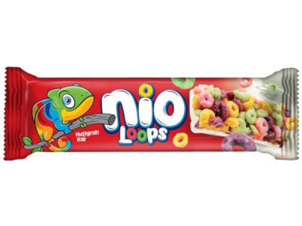 Nio Loops Gabonapehely szelet 23g Tejturmix ízű-fehér bevonó
