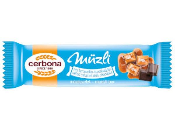 Cerbona szelet 20g Sós-karamellás-étcsokoládés