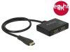 DeLock HDMI Splitter 1x HDMI in > 2x HDMI out 4K