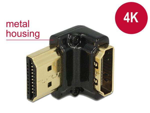 DeLock Adapter High Speed HDMI with Ethernet – HDMI-A female > HDMI-A male
4K 90° angled down Black