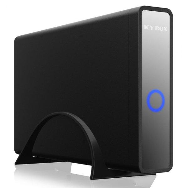 Raidsonic IcyBox IB-382H-C31 Enclosure for 3,5" or 2,5" HDD/SSD with
USB 3.2 (Gen 2) Type-C interface and USB Hub