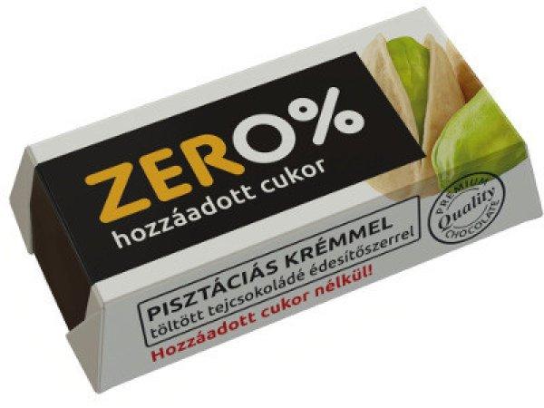 Szerencsi Zéro kocka 21g Pisztáciás - tej