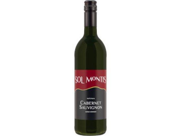 Sol Montis 0,75l Cabernet Sauvignon vörös száraz DRS X