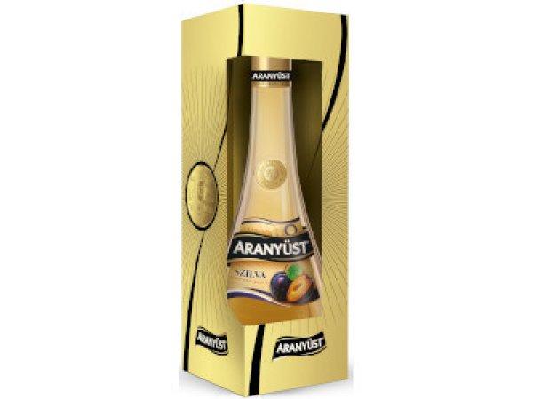 Aranyüst szeszes ital 0,5L Szilva díszdoboz DRS