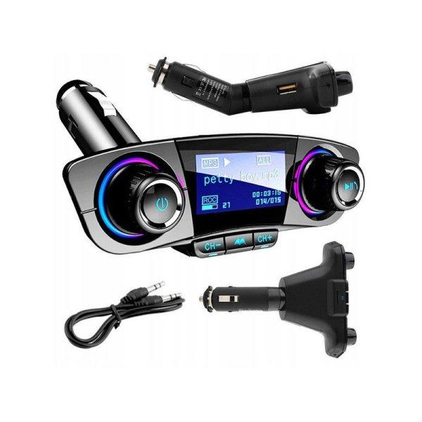 8 az 1-ben Bluetooth-os Autós FM sugárzó USB-vel