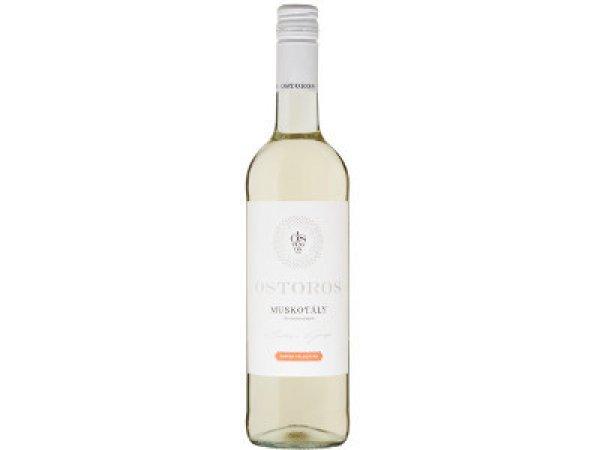 Ostoros Muskotály 0,75L félédes, fehér DRS