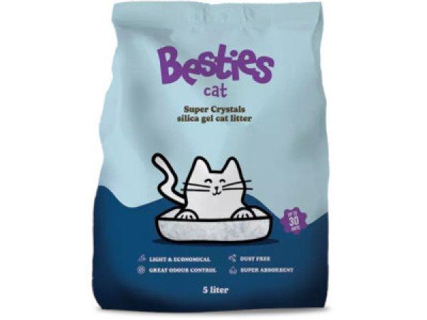 Besties Cat Super Crystals szilikonos macskaalom 5L