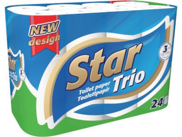Star Trio WC papír 24 tekercs 3 réteg