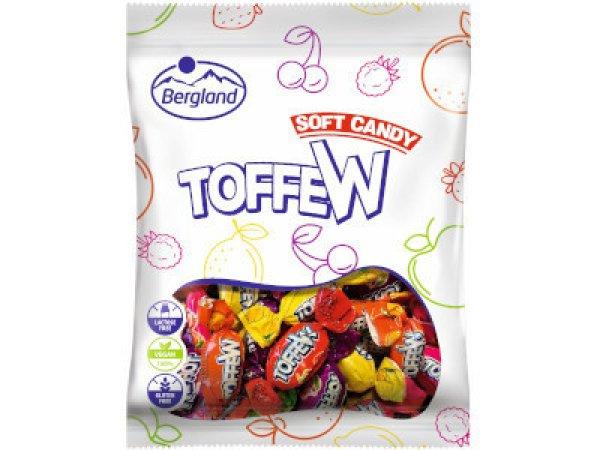 Bergland ToffeW 80g Gyümölcs ízű töltött puhakaramella