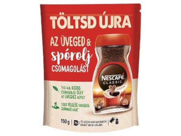 Nescafe utántöltő 150g Classic
