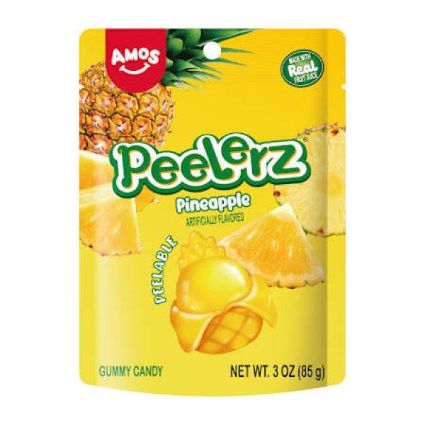Amos Peelerz Pineapple ananász ízű hámozható gumicukor 65g