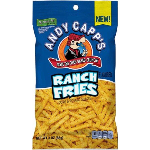 Andy Capp Ranch ízű sültkrumpli chips 85g