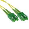 ACT LSZH Singlemode 9/125 OS2 fiber patch cable duplex with 