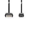 Nedis CCGL60501BK10 USB micro B (micro USB)kbel, USB 2.0 US