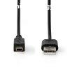 Nedis CCCGL60301BK20 USB mini 5p (mini USB)kbel, USB 2.0 US