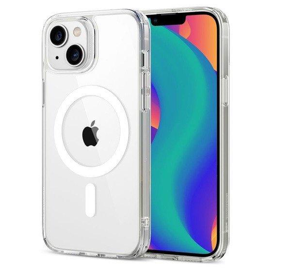 ESR CH HALOLOCK szilikon telefonvédő (ütésállóság, légpárnás sarok,
MagSafe) ÁTLÁTSZÓ Apple iPhone 14, iPhone 13