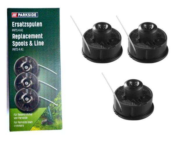 Parkside PRTS 4 A1 egyszálas 3 darabos damil orsó, pótorsó ParkSide PRT 300
A1 / B2 / C3 fűszegélynyíróhoz (300W elektromos fűkaszához)