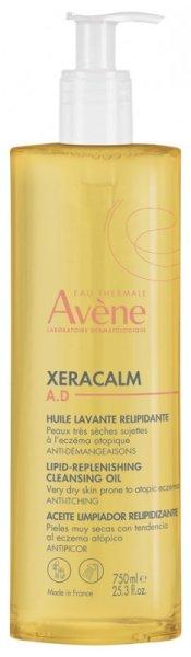 Avène Relipidáló tisztító olaj száraz bőrre XeraCalm A.D
(Lipid-Replenishing Cleansing Oil) 750 ml