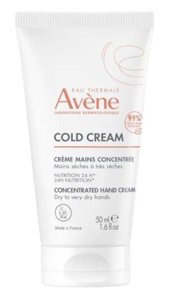 Avène Tápláló és védő krém száraz vagy nagyon száraz kézre Cold Cream
(Concentrated Hand Cream) 50 ml