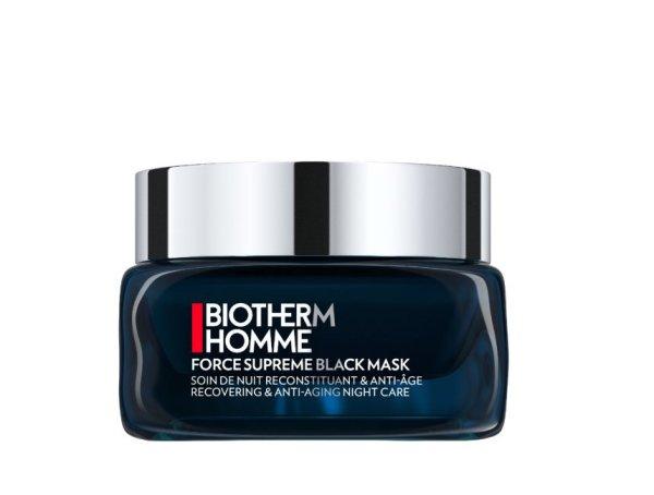 Biotherm Öregedésgátló hatású éjszakai arcmaszk Force Supreme (Black
Mask) 50 ml