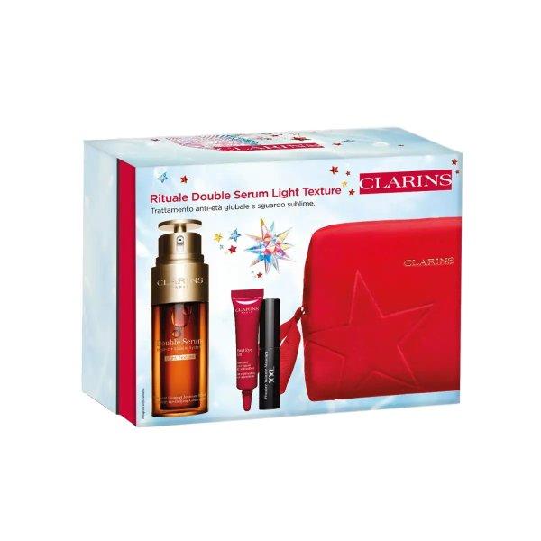 Clarins Bőrápoló ajándékcsomag Rituale Double Serum Light Texture