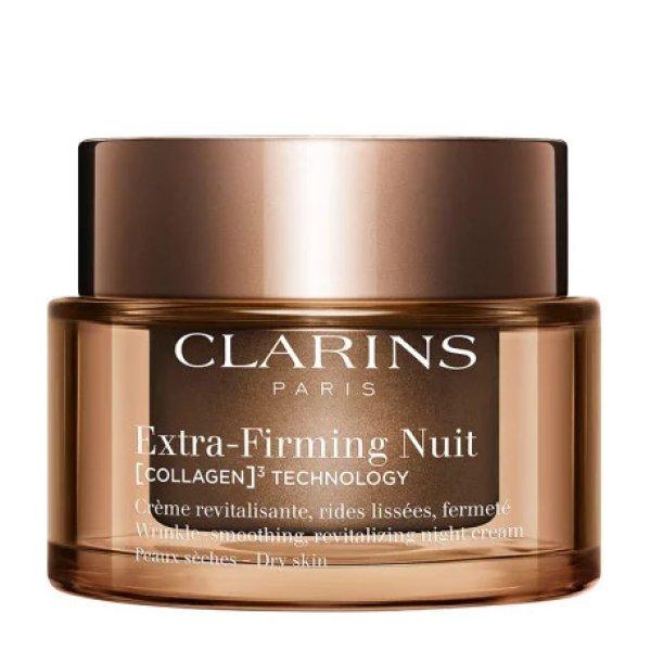 Clarins Éjszakai feszesítő krém száraz bőrre Extra-Firming Nuit Collagen
Technology (Cream) 50 ml