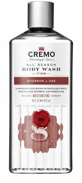 Cremo Tusfürdő Bourbon & Oak (Shower Gel) 473 ml