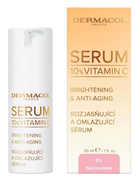 Dermacol Fényesítő és fiatalító szérum C-vitaminnal (Brightenning &
Anti-Aging Serum) 30 ml