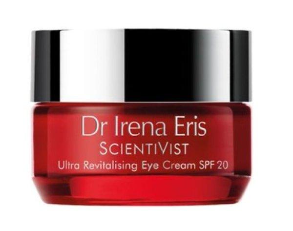 Dr Irena Eris Revitalizáló szemkörnyékápoló krém SPF 20 Scientivist
(Ultra Revitalising Eye Cream) 15 ml