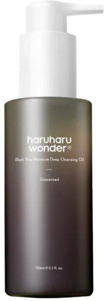 Haruharu Wonder Hidratáló és gyengéden tisztító olaj Black Rice Moisture
Deep (Cleansing Oil Vegan) 150 ml
