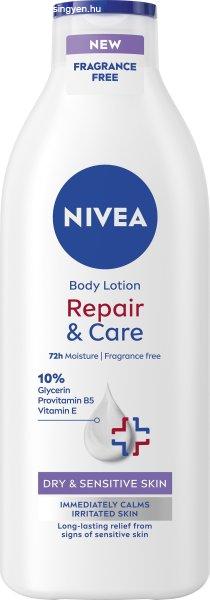 Nivea Testápoló tej száraz és érzékeny bőrre Repair & Care (Body Lotion)
400 ml